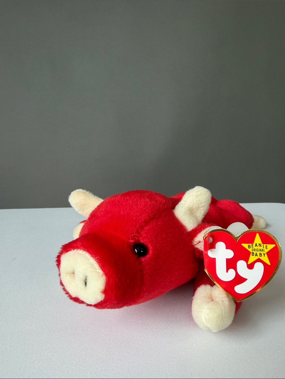 Ty Beanie Babies SNORT Rare tag